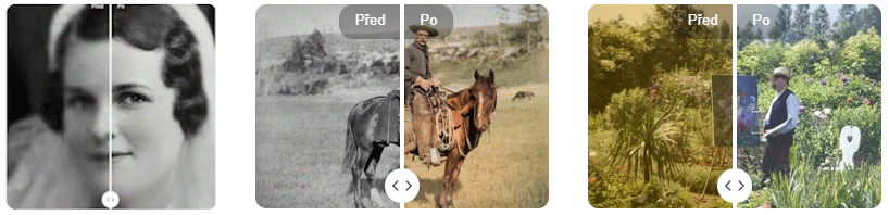 MyHeritage - vylepšení fotografií
