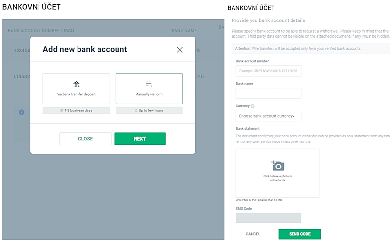 Revolut XTB nový učet